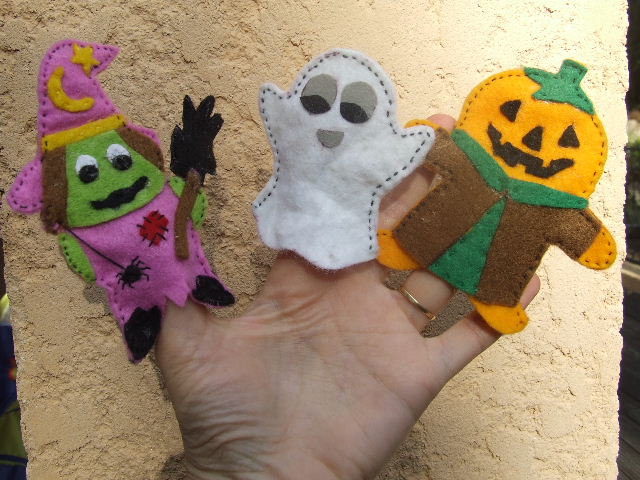 1 pièces Halloween tête de fantôme marionnettes à doigt fête bas  remplisseur ..